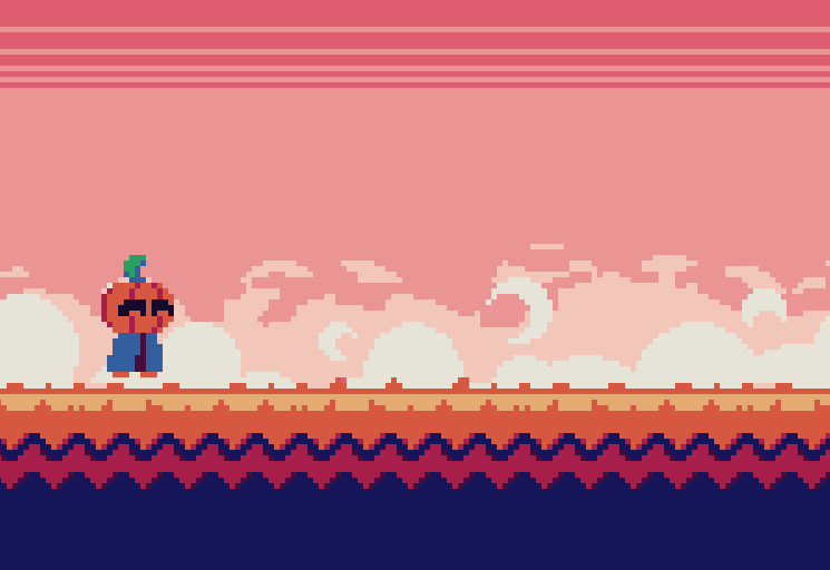 Fall Platformer Mockup